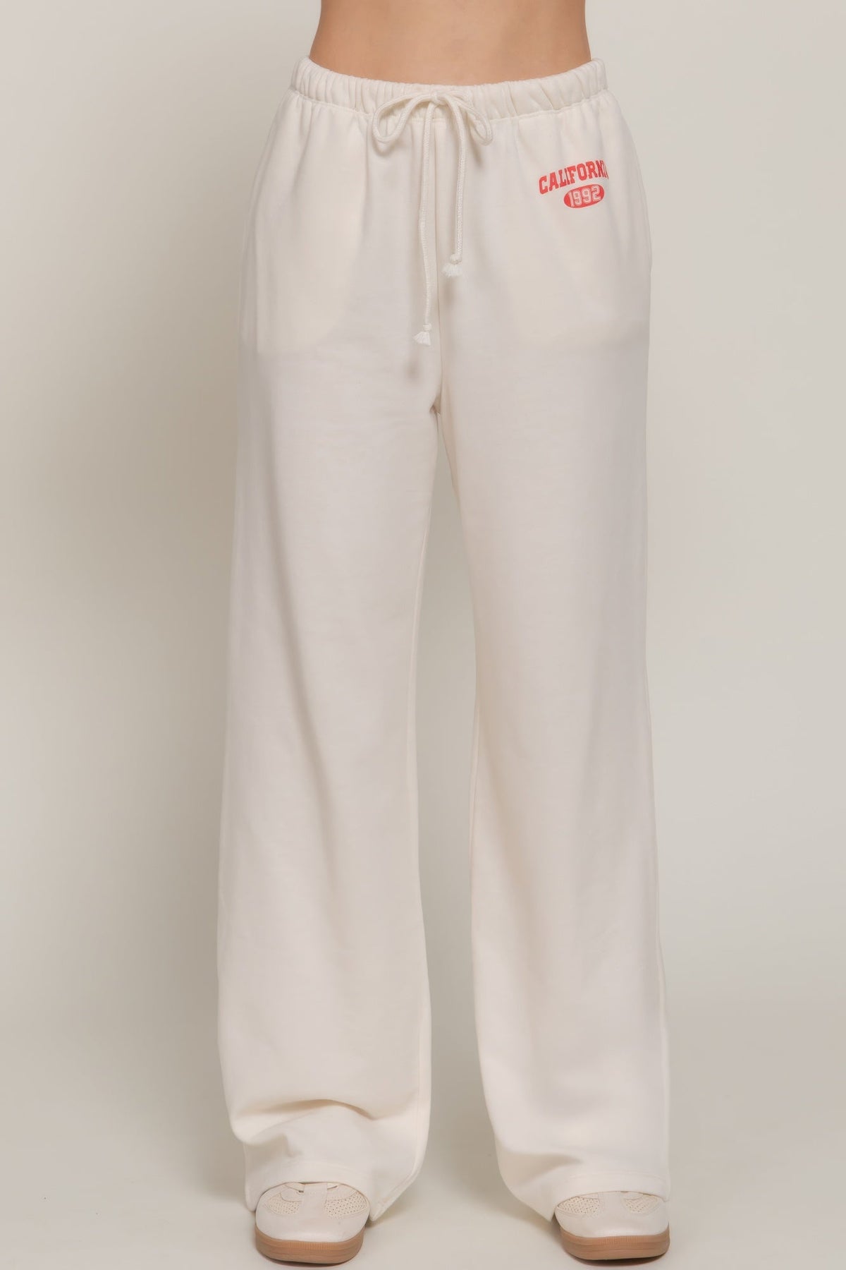 Waistband Print Detail Sweatpants  Shop One Place