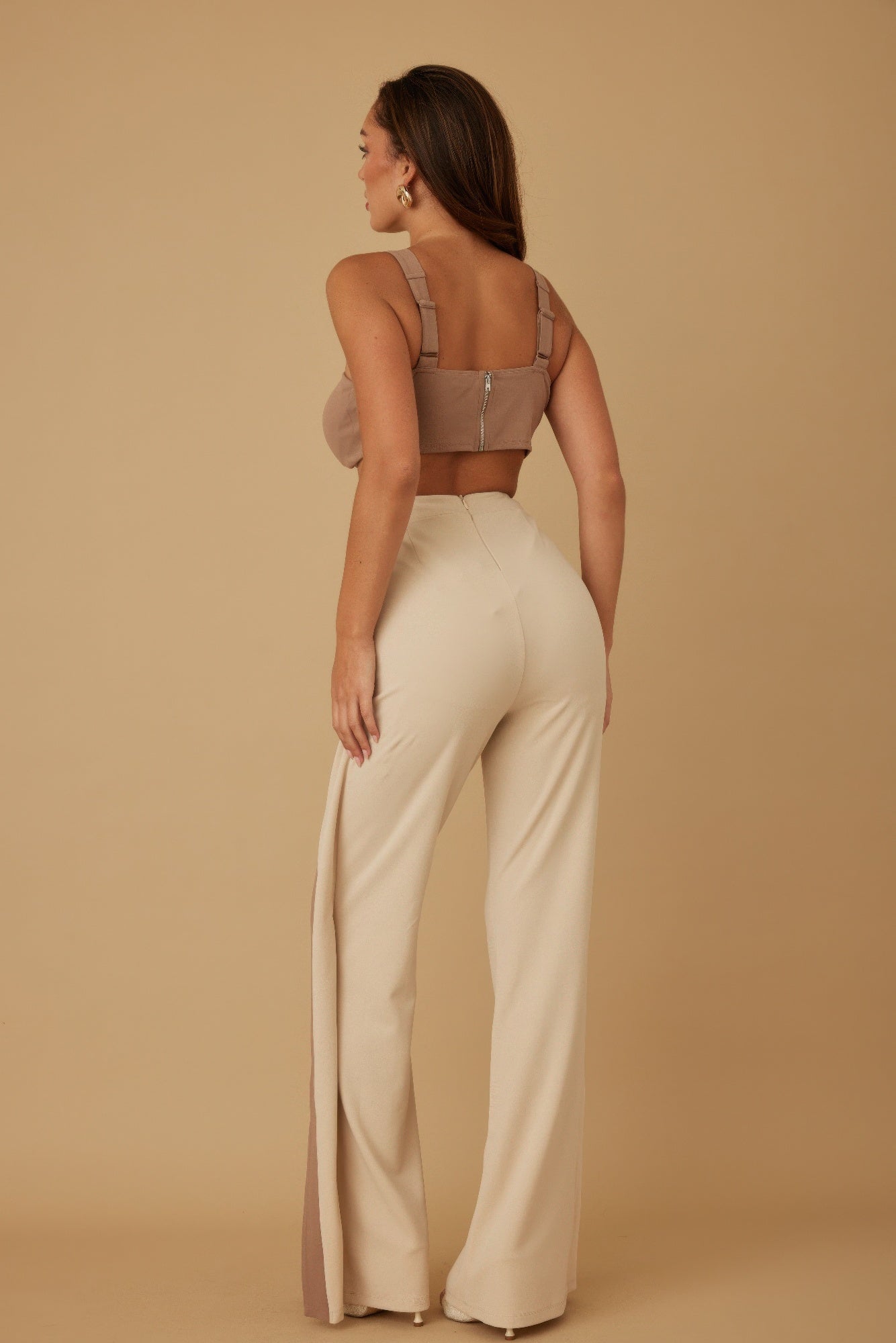 X Ribbon Open Jumpsuit  Shop One Place