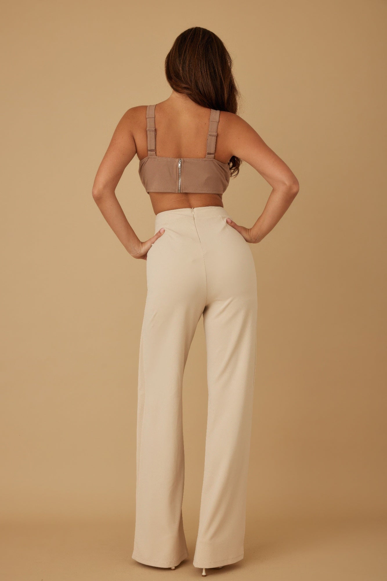 X Ribbon Open Jumpsuit  Shop One Place