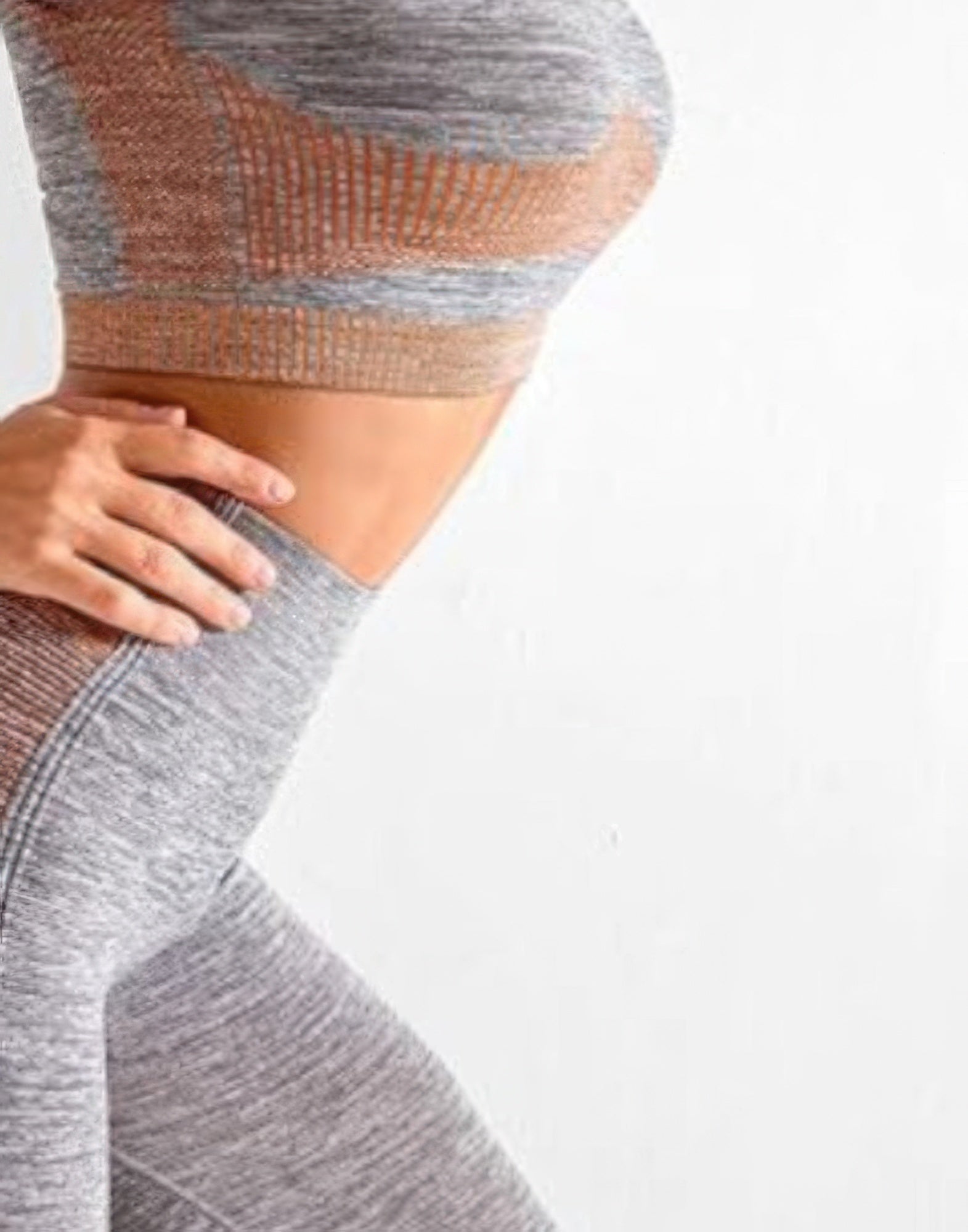 Stripe Seamless Yoga Set  Shop One Place