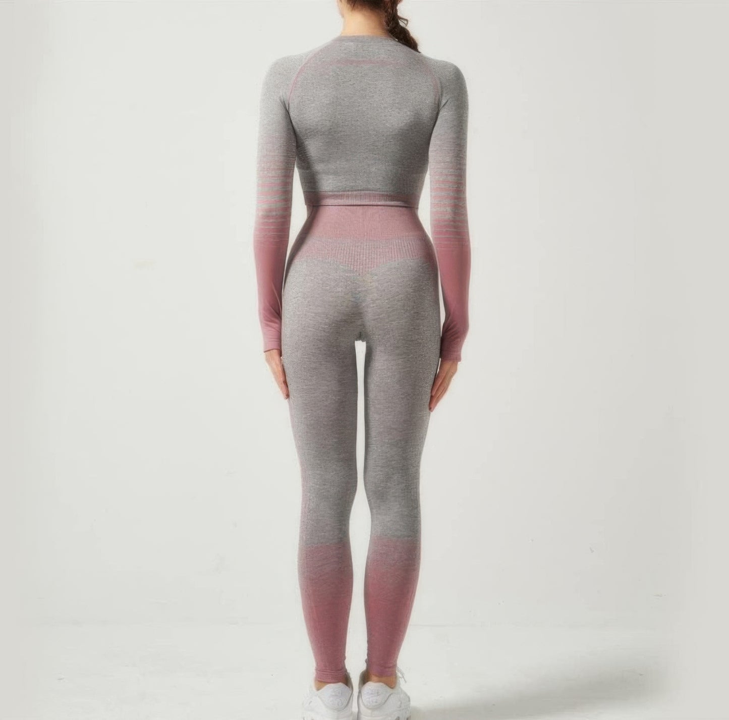 Stripe Seamless Yoga Set  Shop One Place