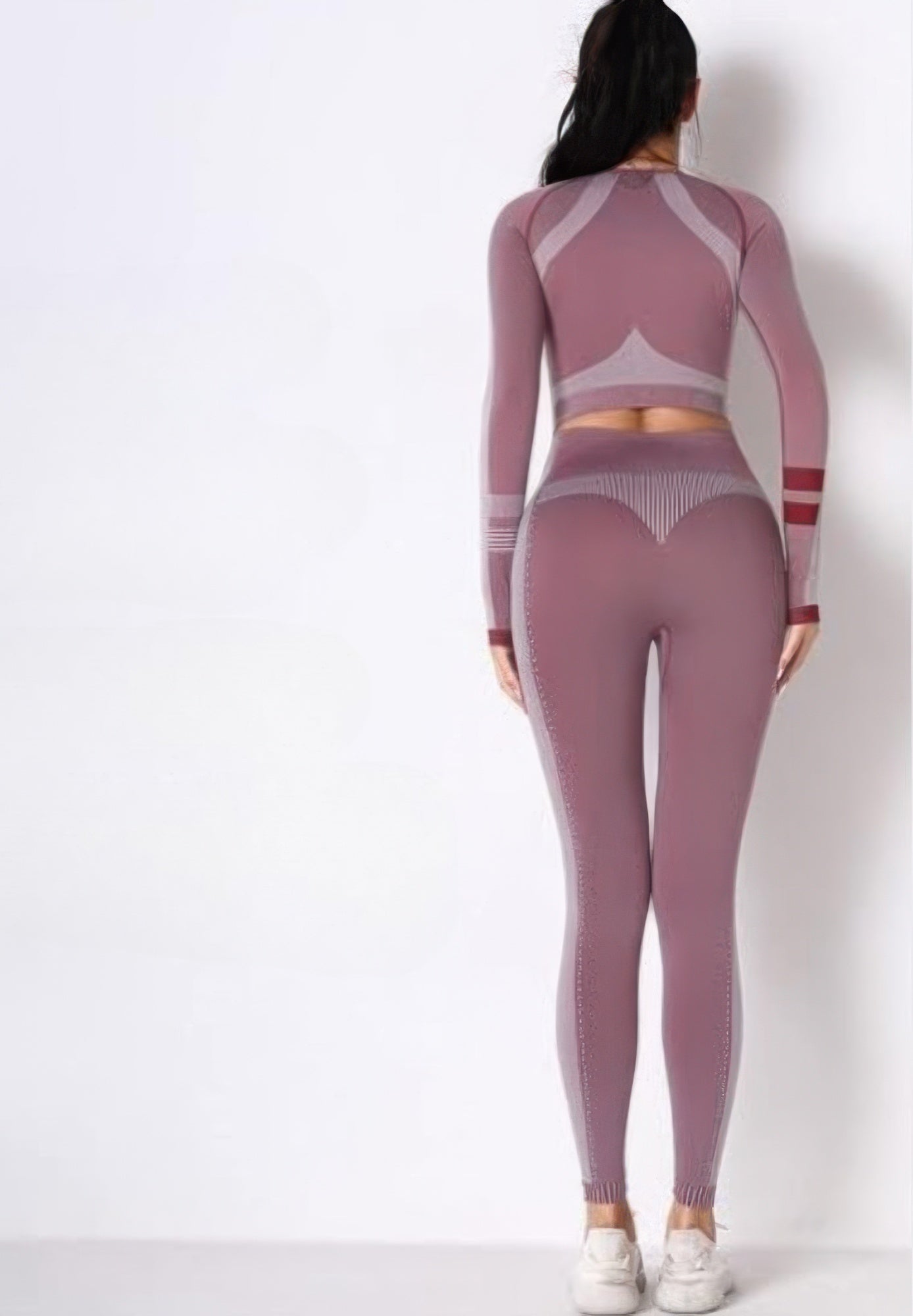 Seamless Long Sleeve Solid Yoga Set  Shop One Place