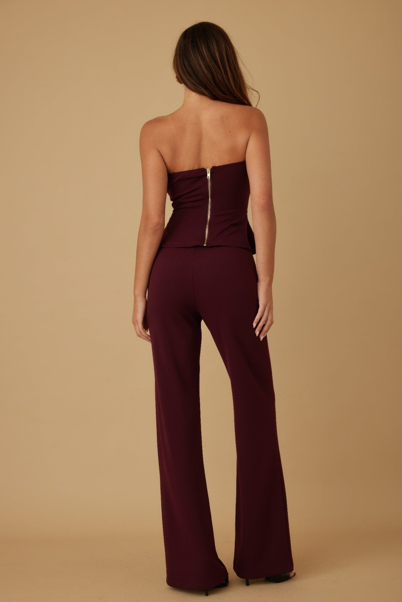 Scrunched Golden Stone Strapless Sets  Shop One Place