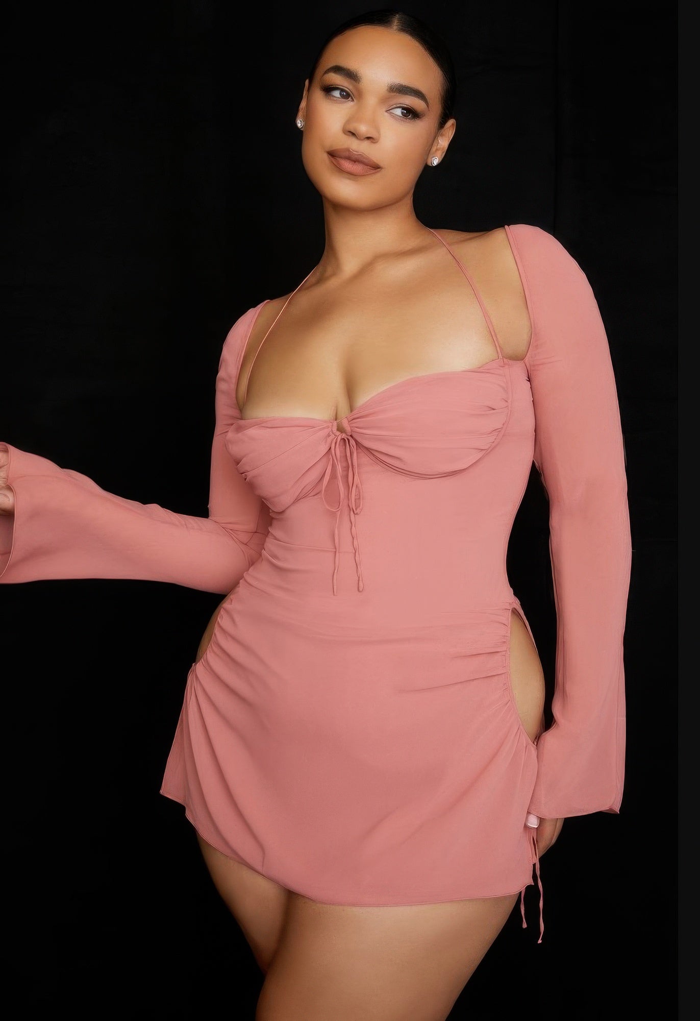 Peek Hole Mini Dress  Shop One Place