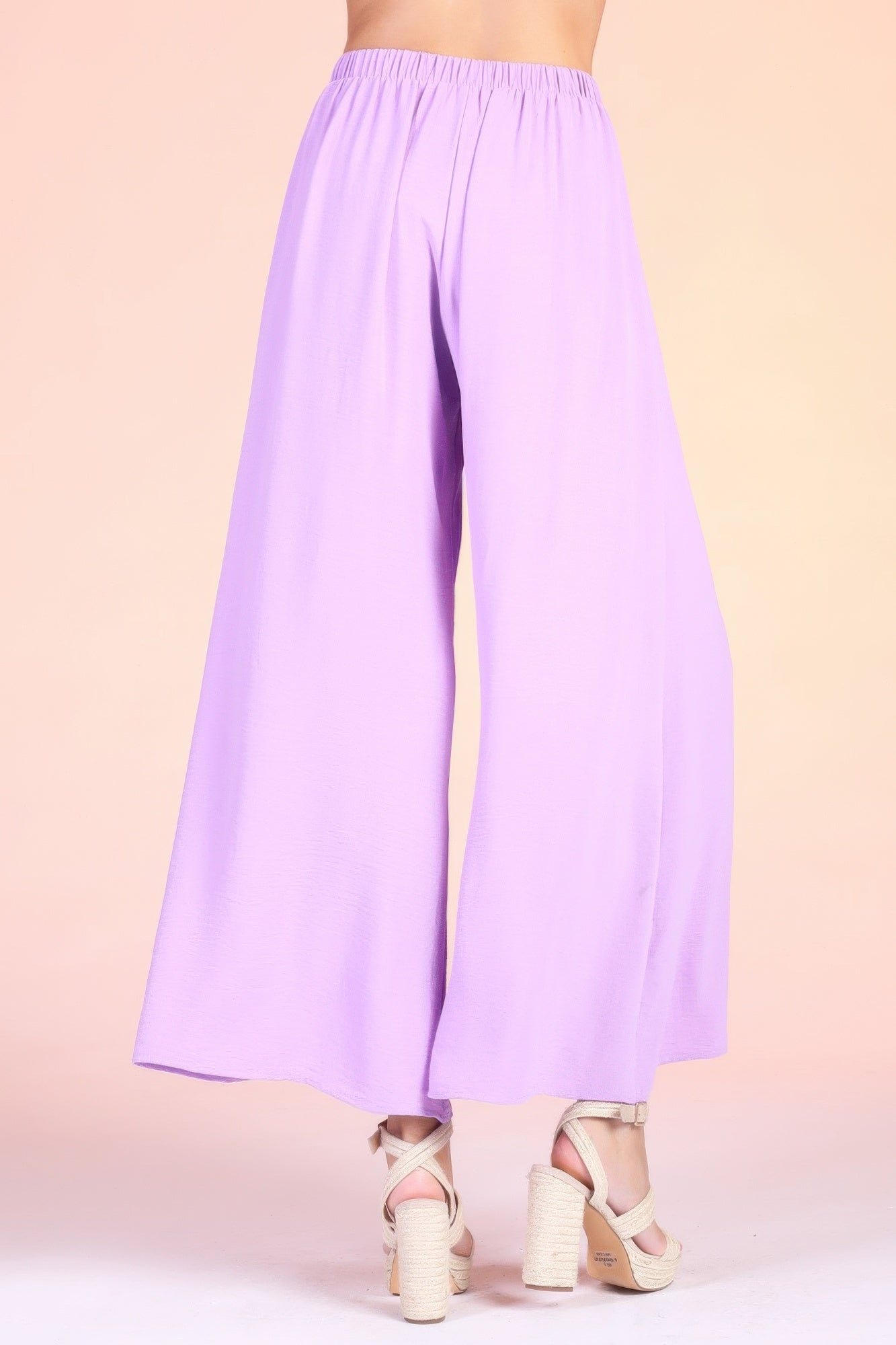 Matte Crepe Wide Leg Swing Pants  Shop One Place