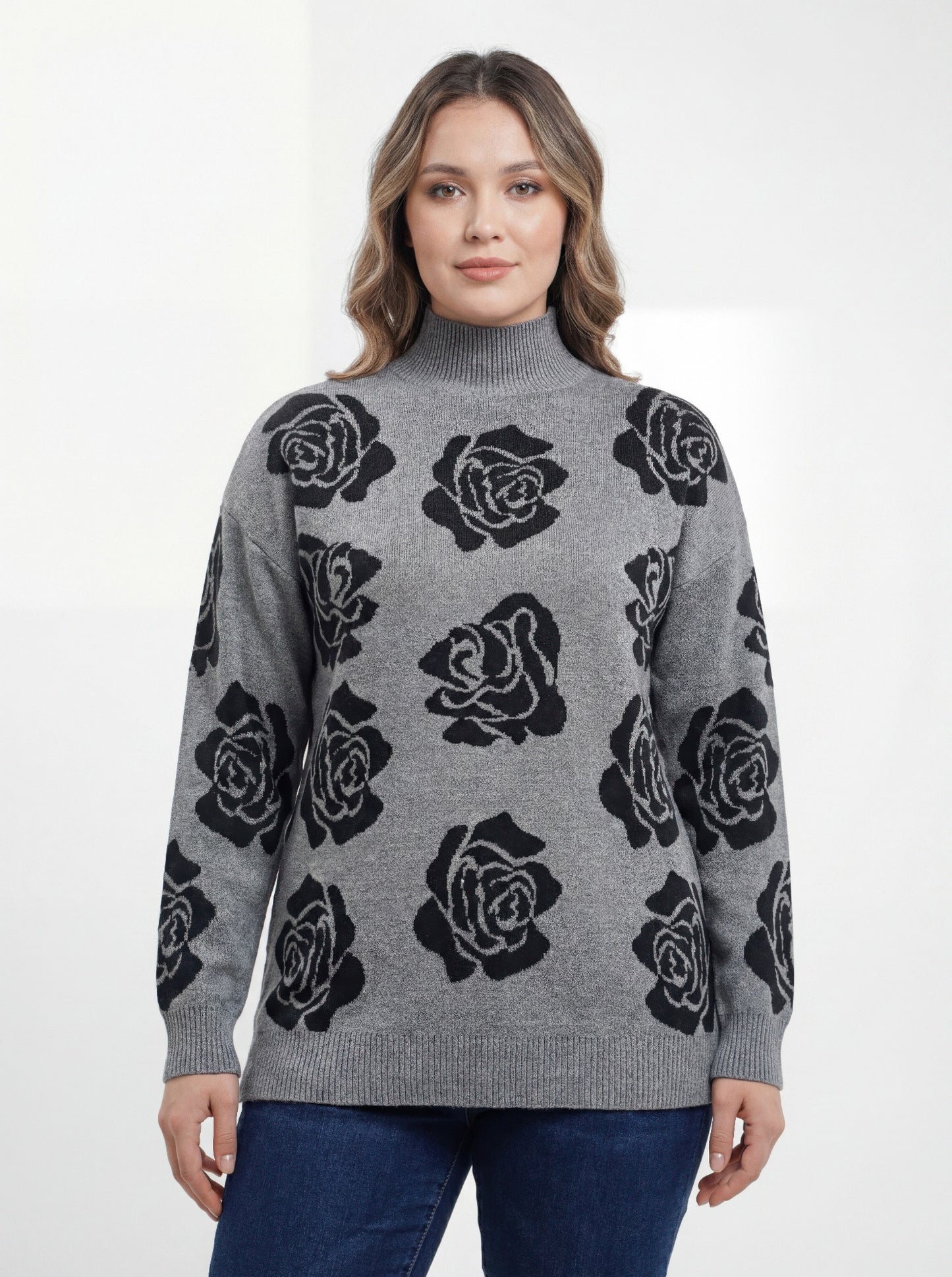 Ninety Floral Sweater  Shop One Place