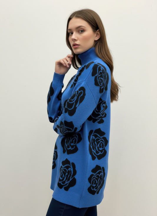 Ninety Floral Sweater  Shop One Place