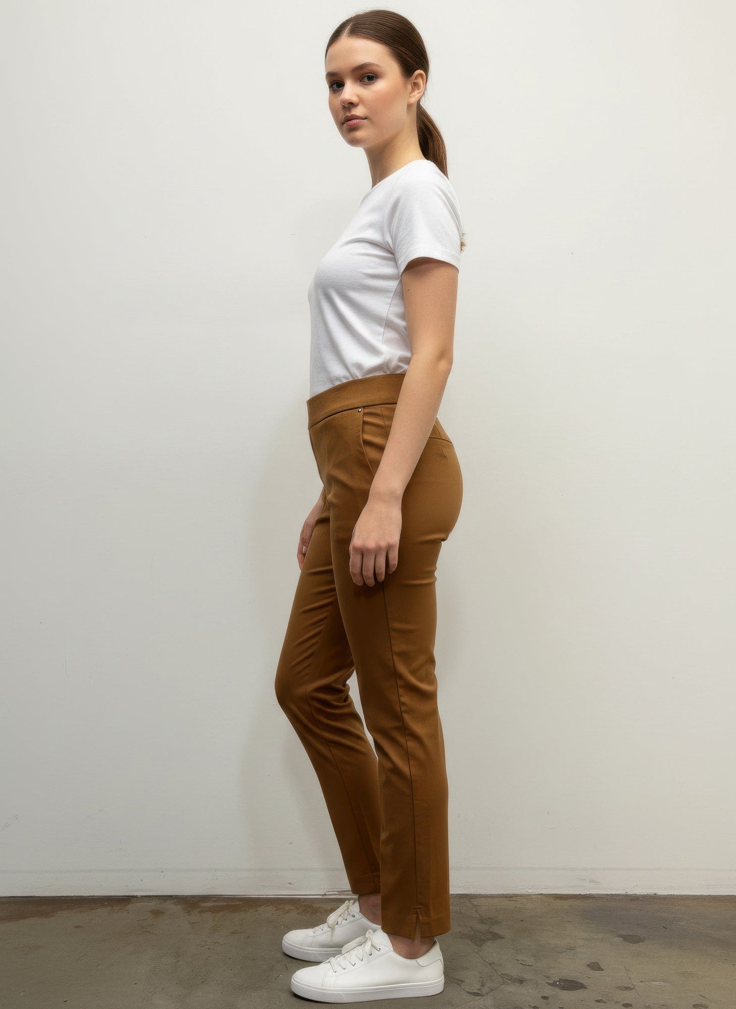 Counterparts Pull On Solid Pants  Shop One Place