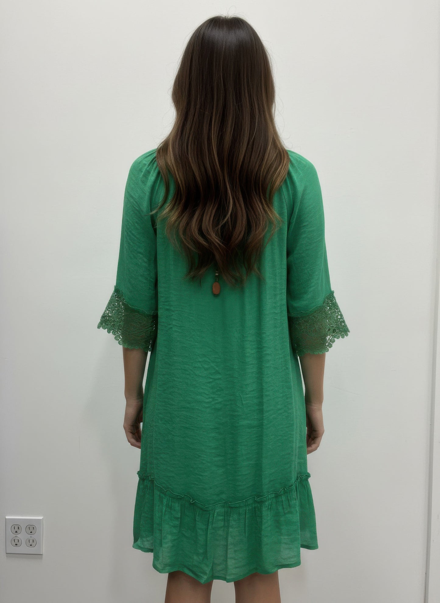 Mlle Gabrielle Solid Elbow Sleeve Dress  Shop One Place