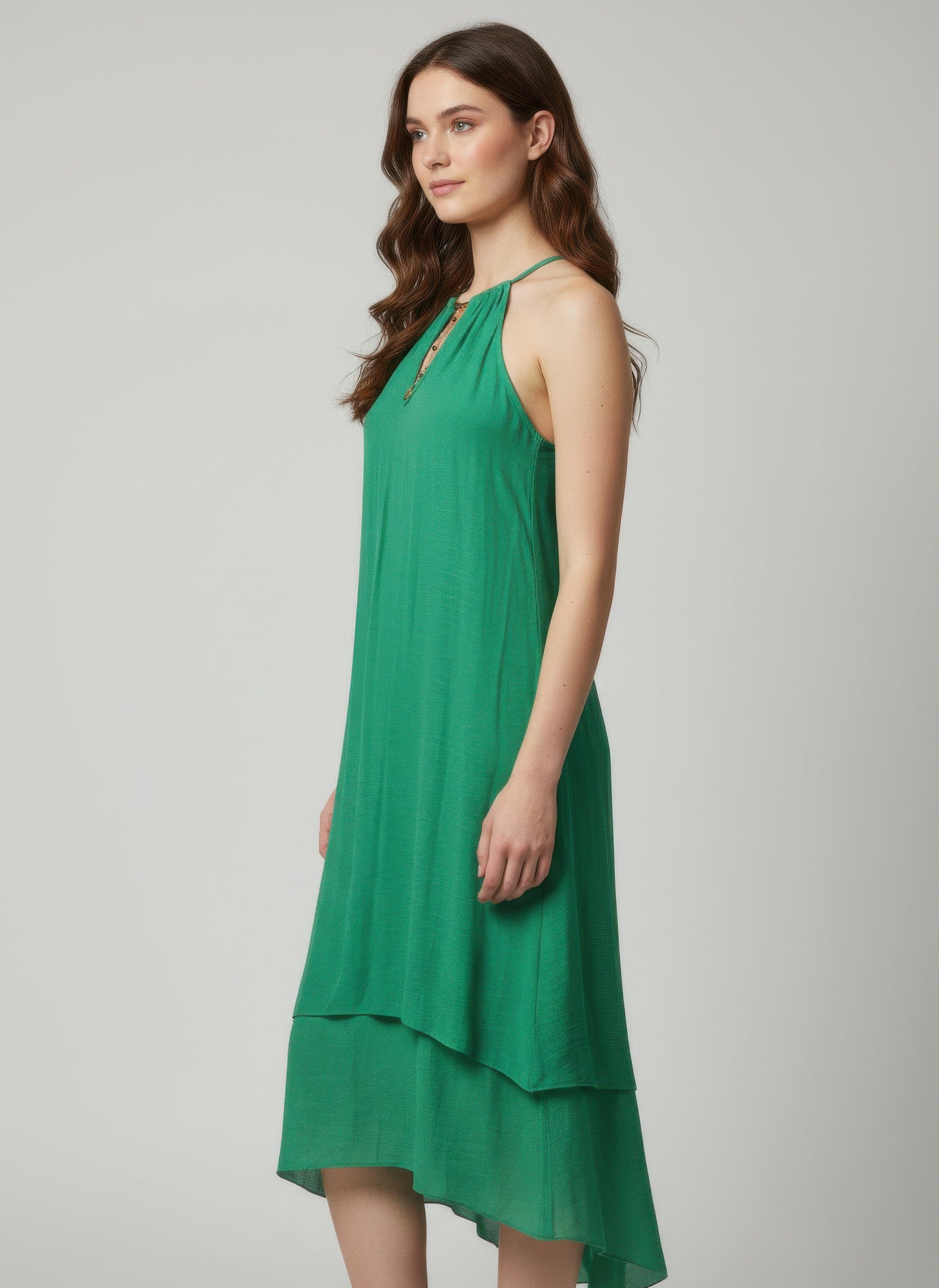 Mlle Gabrielle Solid Sleeveless Dress  Shop One Place
