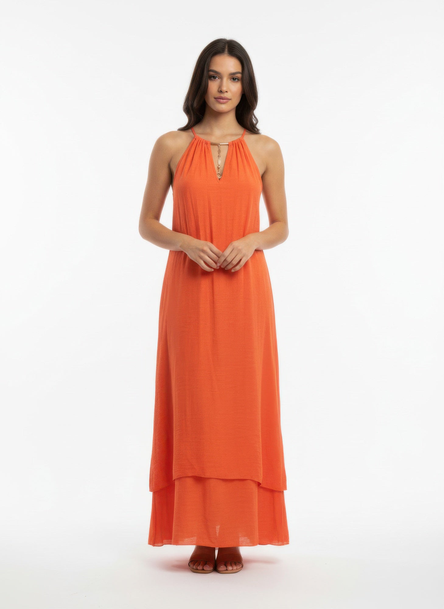 Mlle Gabrielle Solid Sleeveless Dress  Shop One Place