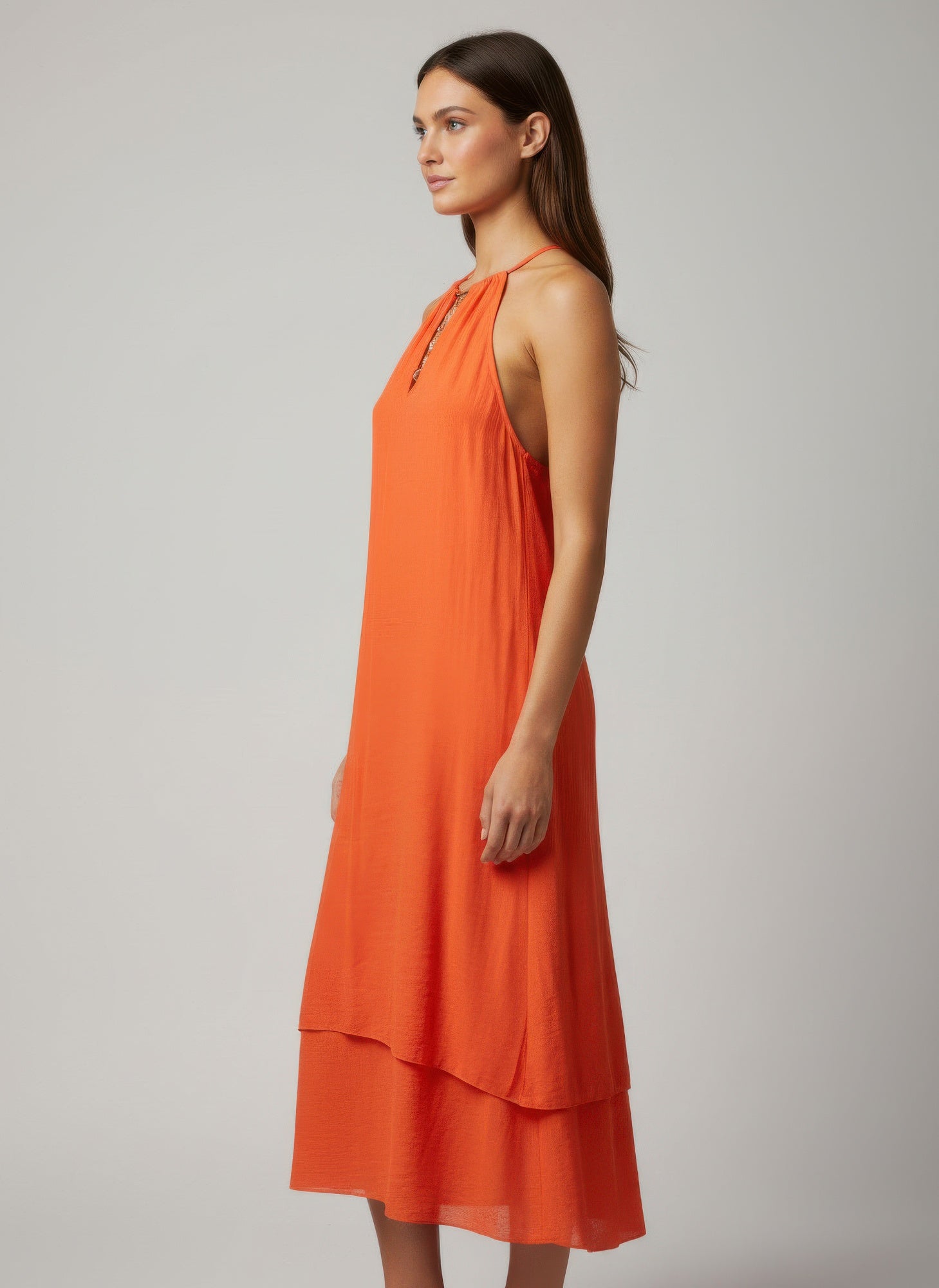 Mlle Gabrielle Solid Sleeveless Dress  Shop One Place