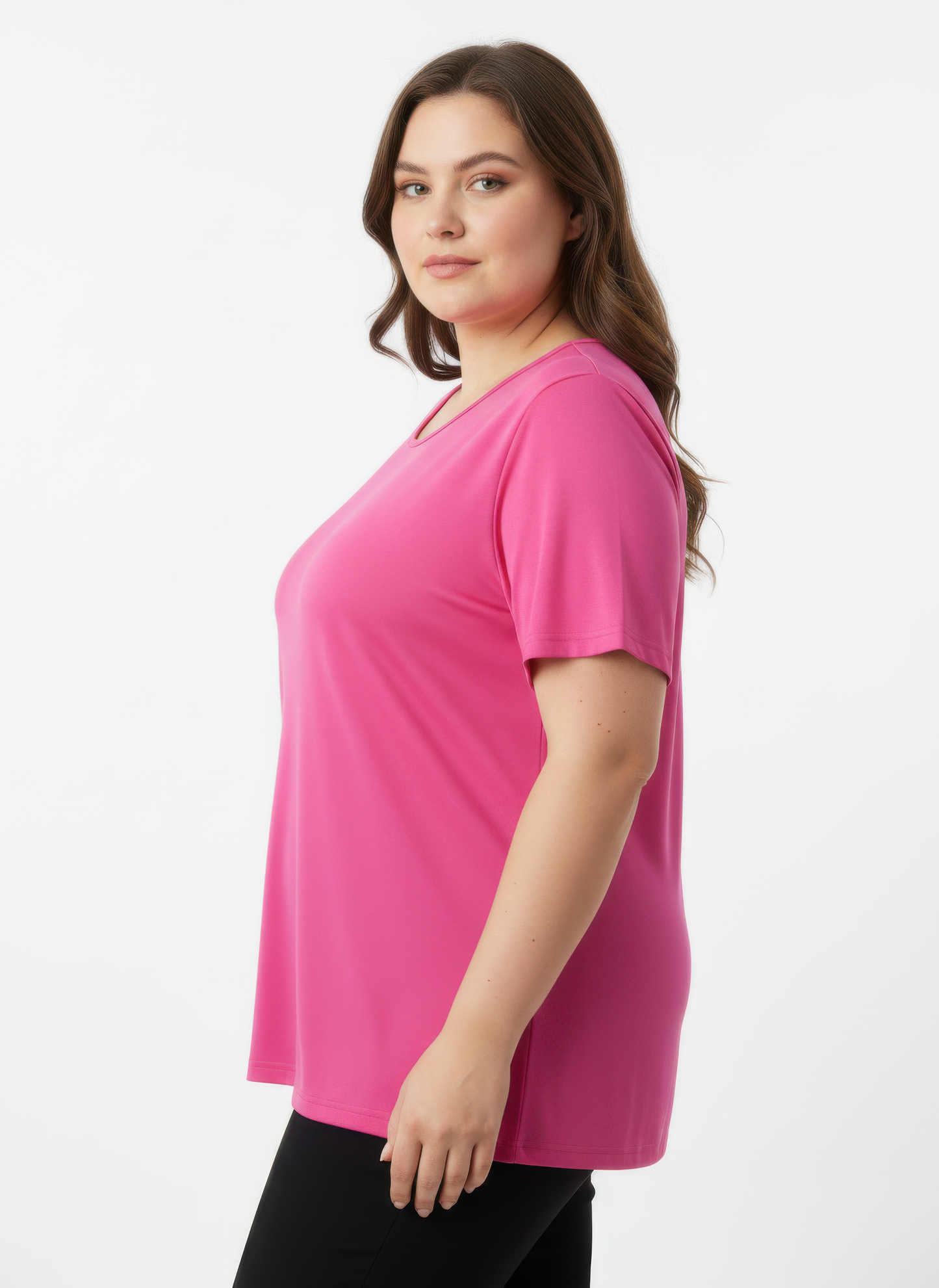 Lace Trim V-neck Short Sleeve Knit Top  Shop One Place