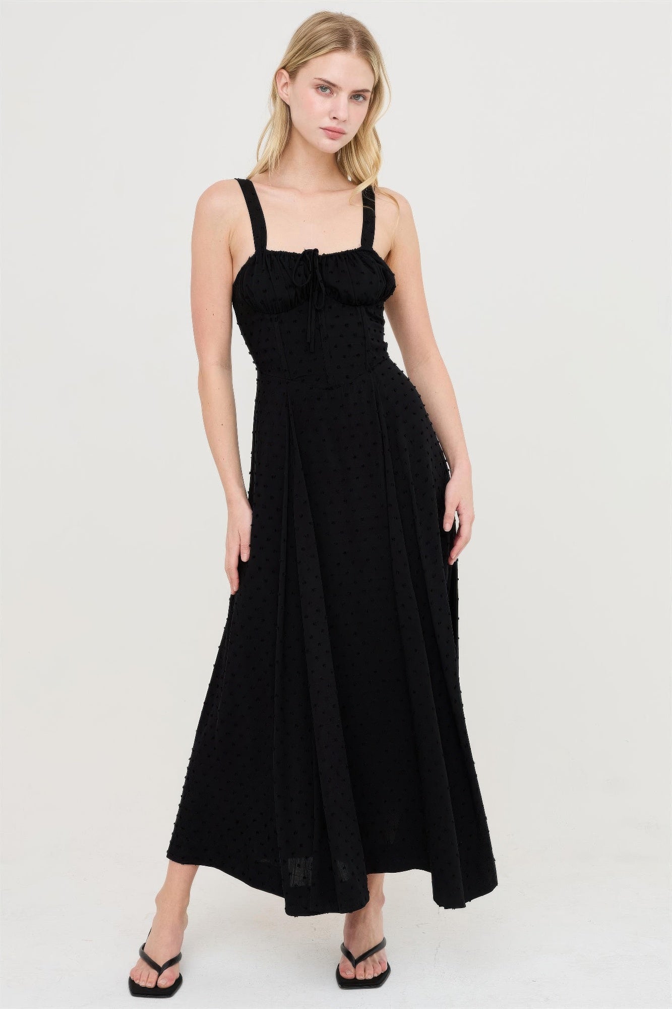 Boned Tie-back Dress  Shop One Place