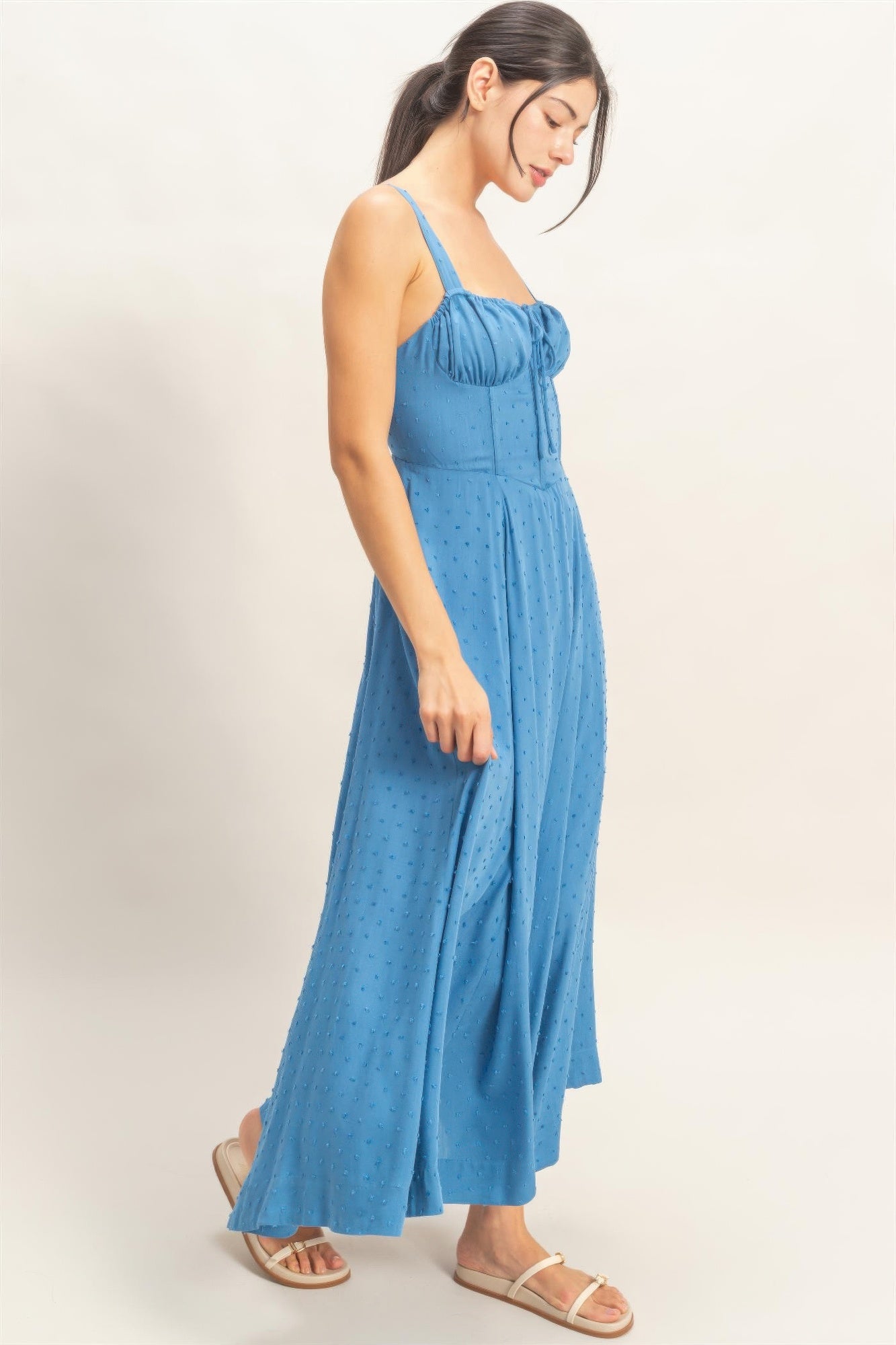 Boned Tie-back Dress  Shop One Place