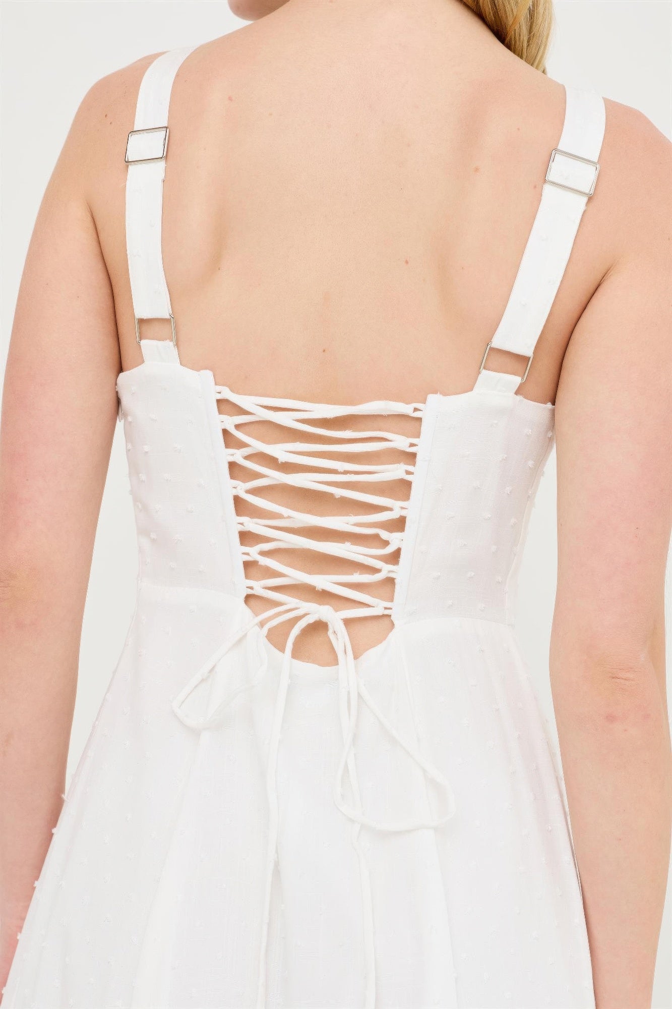 Boned Tie-back Dress  Shop One Place