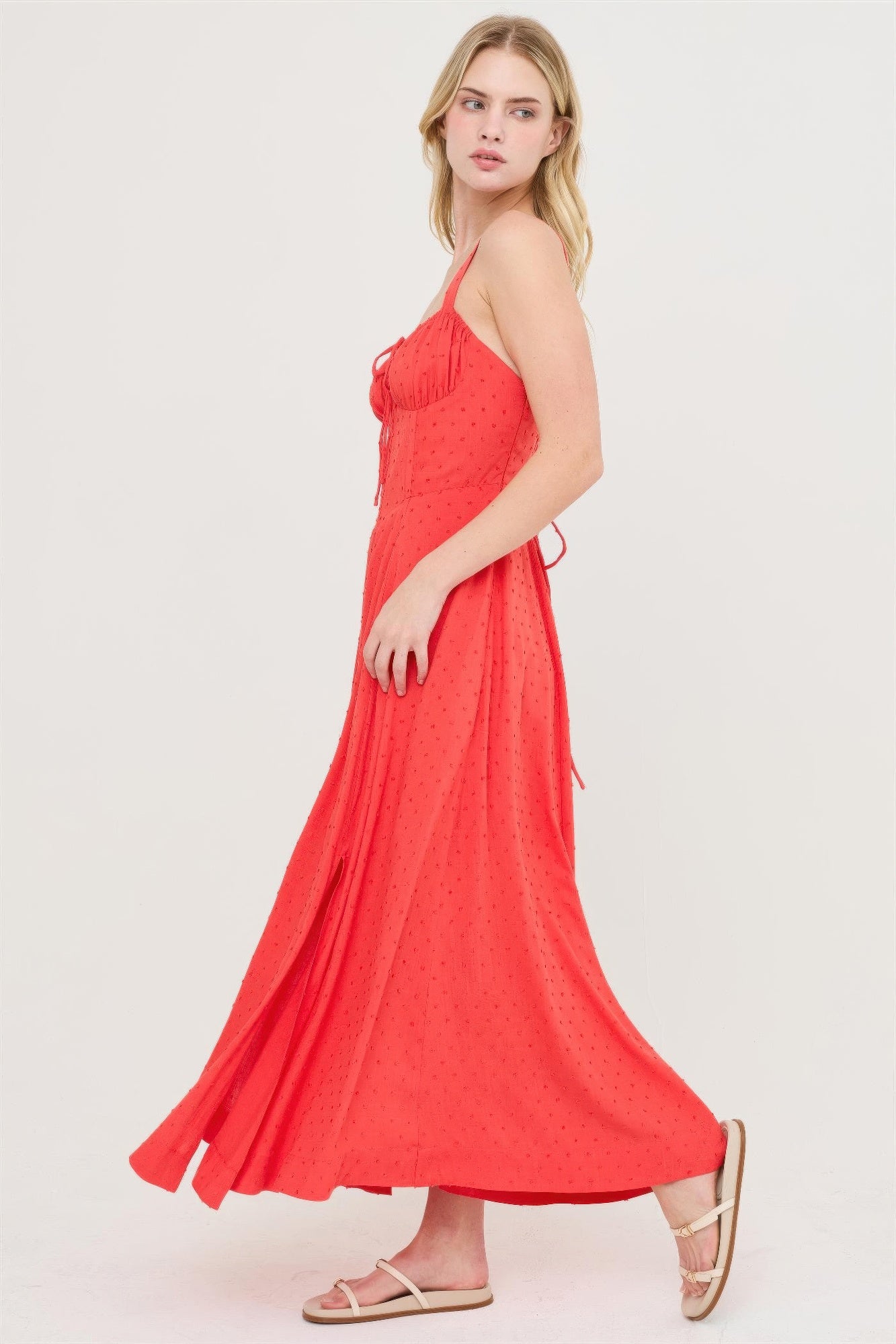 Boned Tie-back Dress  Shop One Place
