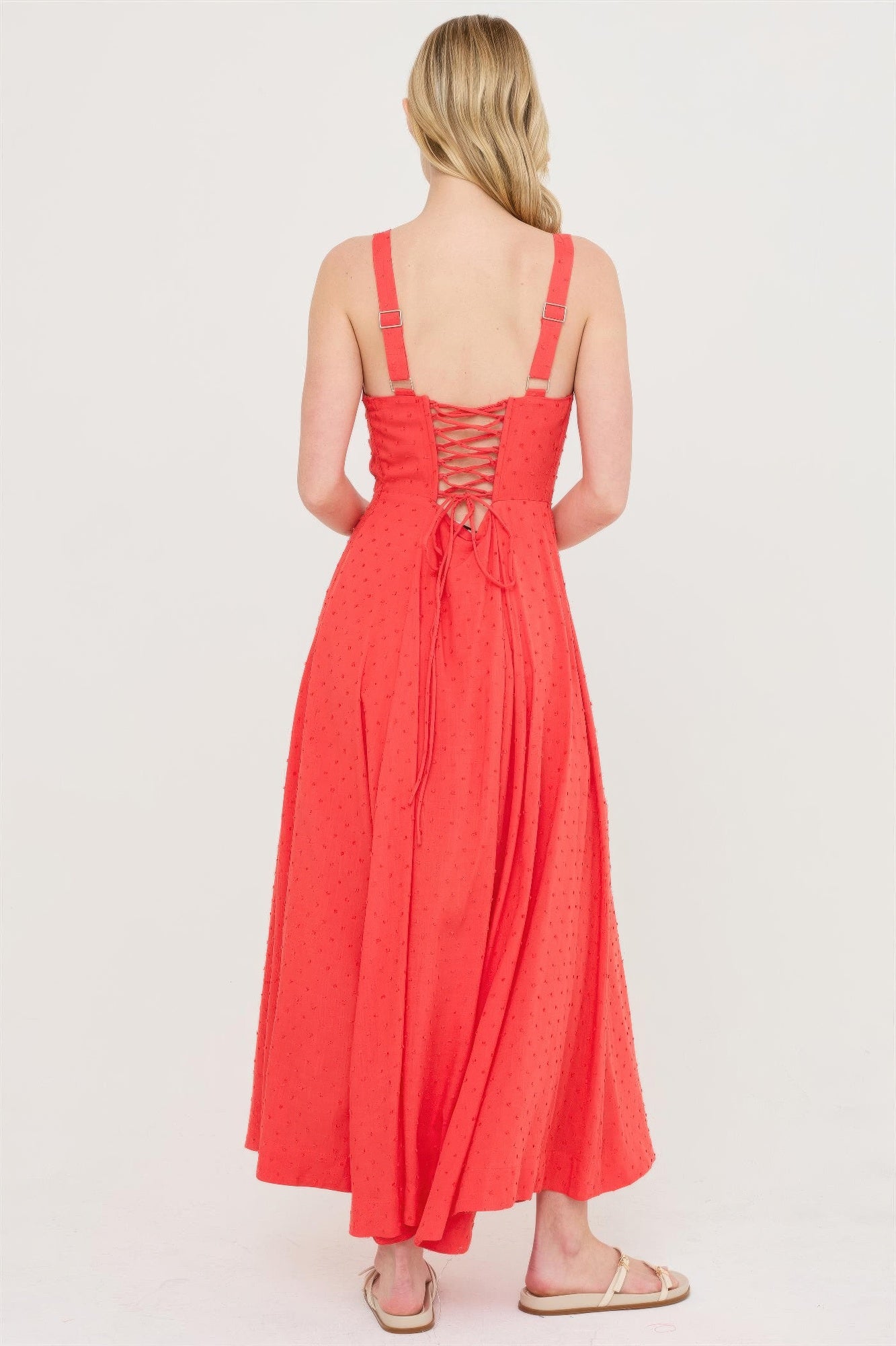 Boned Tie-back Dress  Shop One Place
