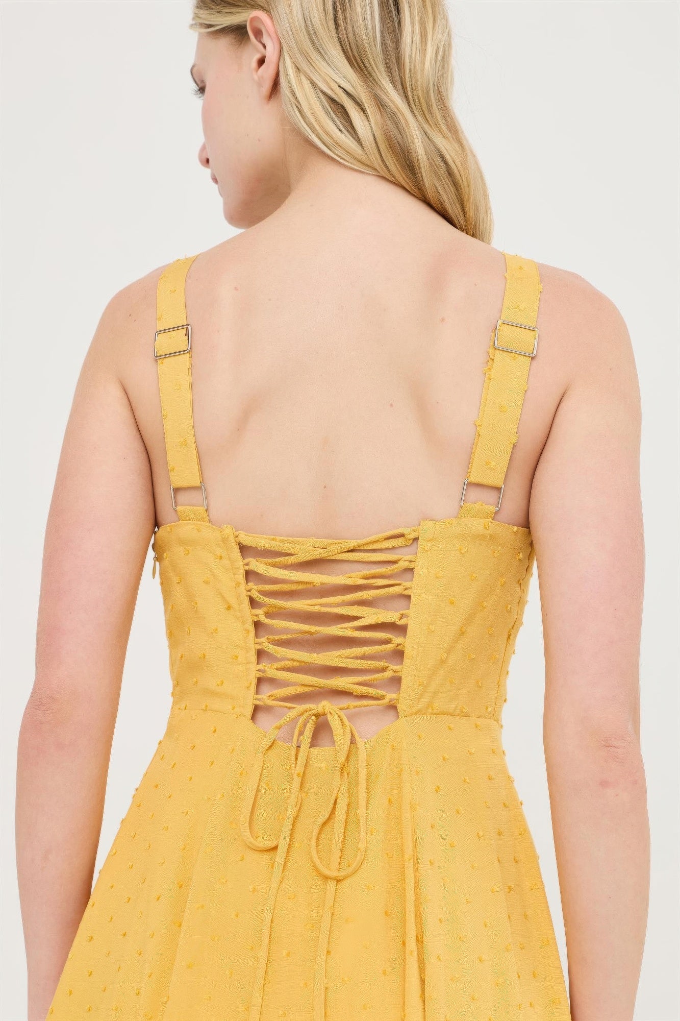 Boned Tie-back Dress  Shop One Place