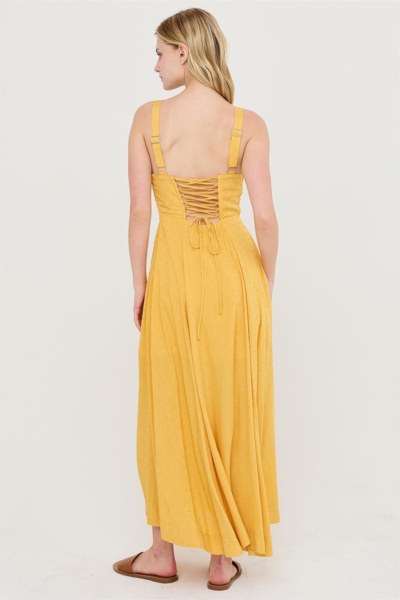 Boned Tie-back Dress  Shop One Place