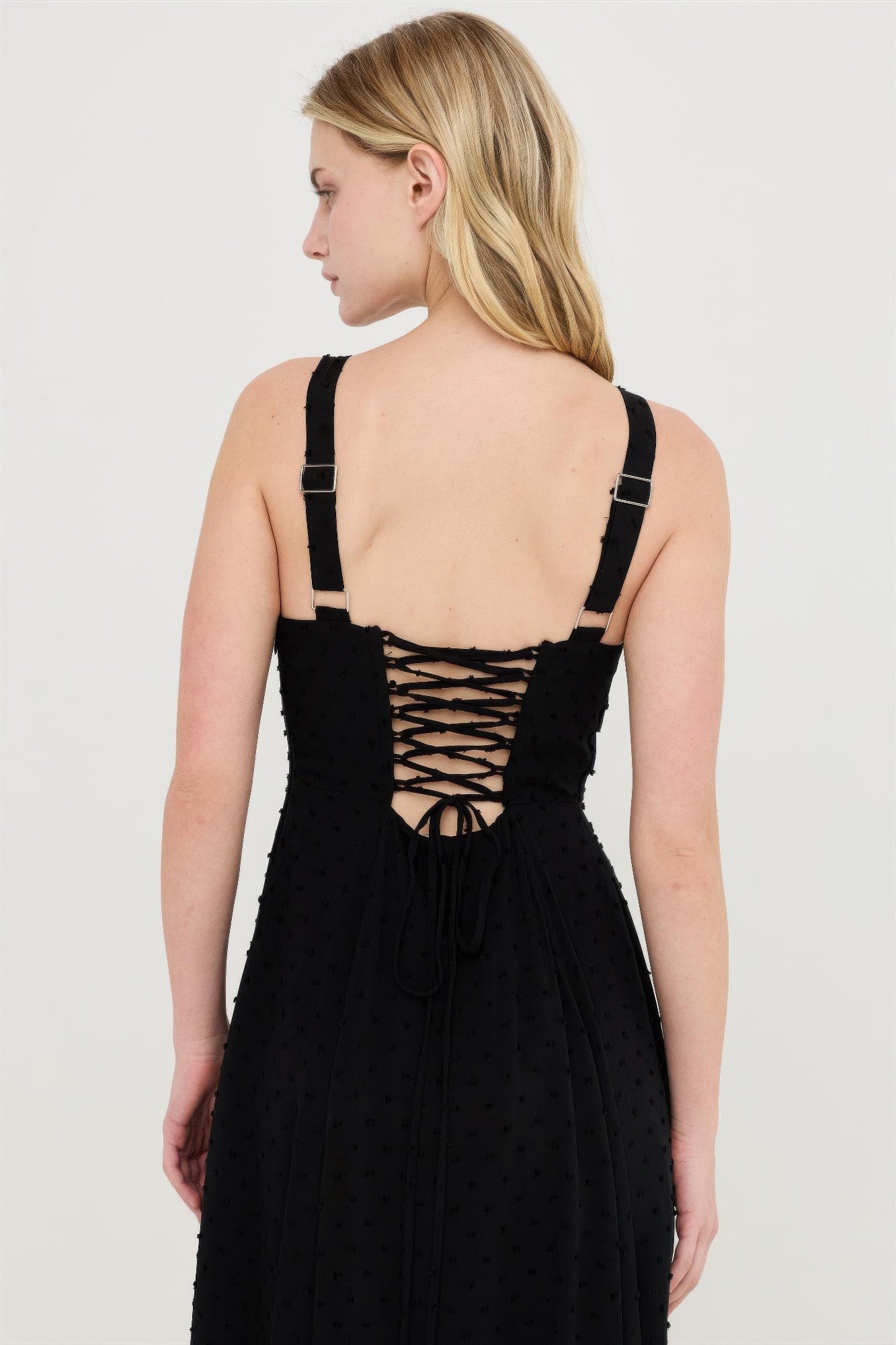 Boned Tie-back Dress  Shop One Place