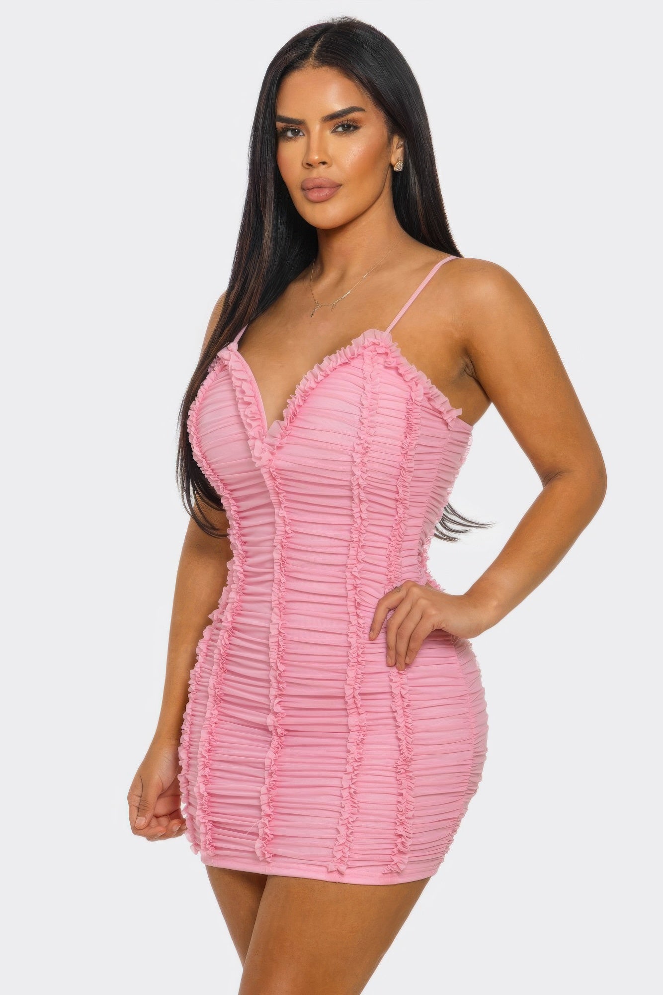 Candy Crush Ruched Mini Dress  Shop One Place
