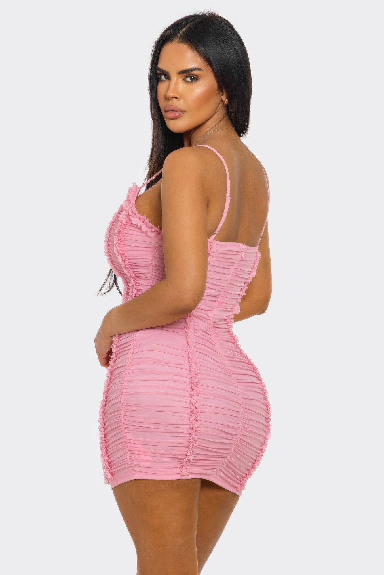 Candy Crush Ruched Mini Dress  Shop One Place