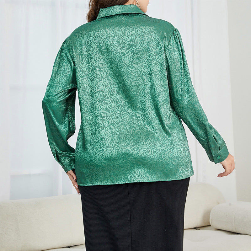 Plus Size Shirt Western Casual Niche Top  Shop One Place