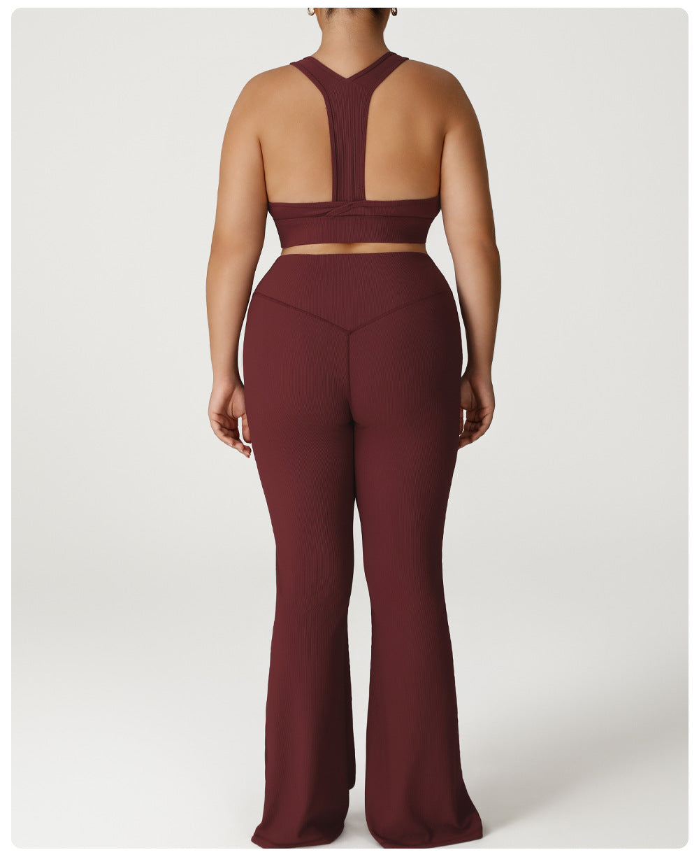 High Waist Cutout Yoga Set