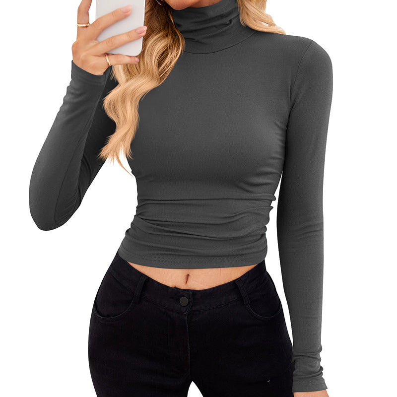 High Sense Slim Sexy Turtleneck Blouse