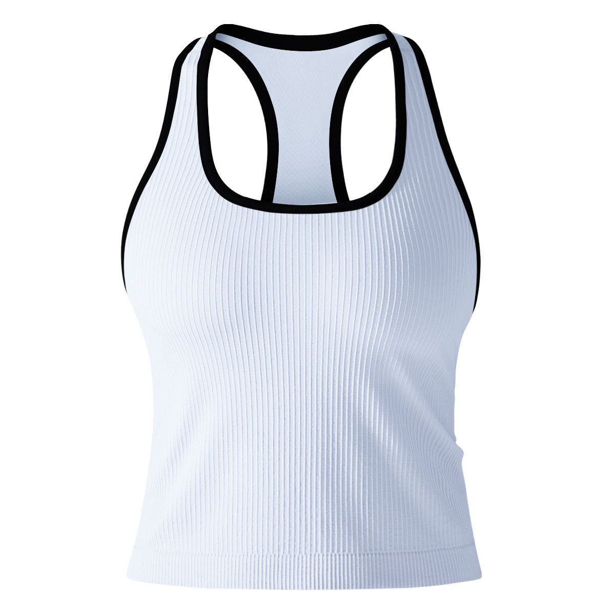 Yoga Beauty Back Sports Breathable Stripe Top