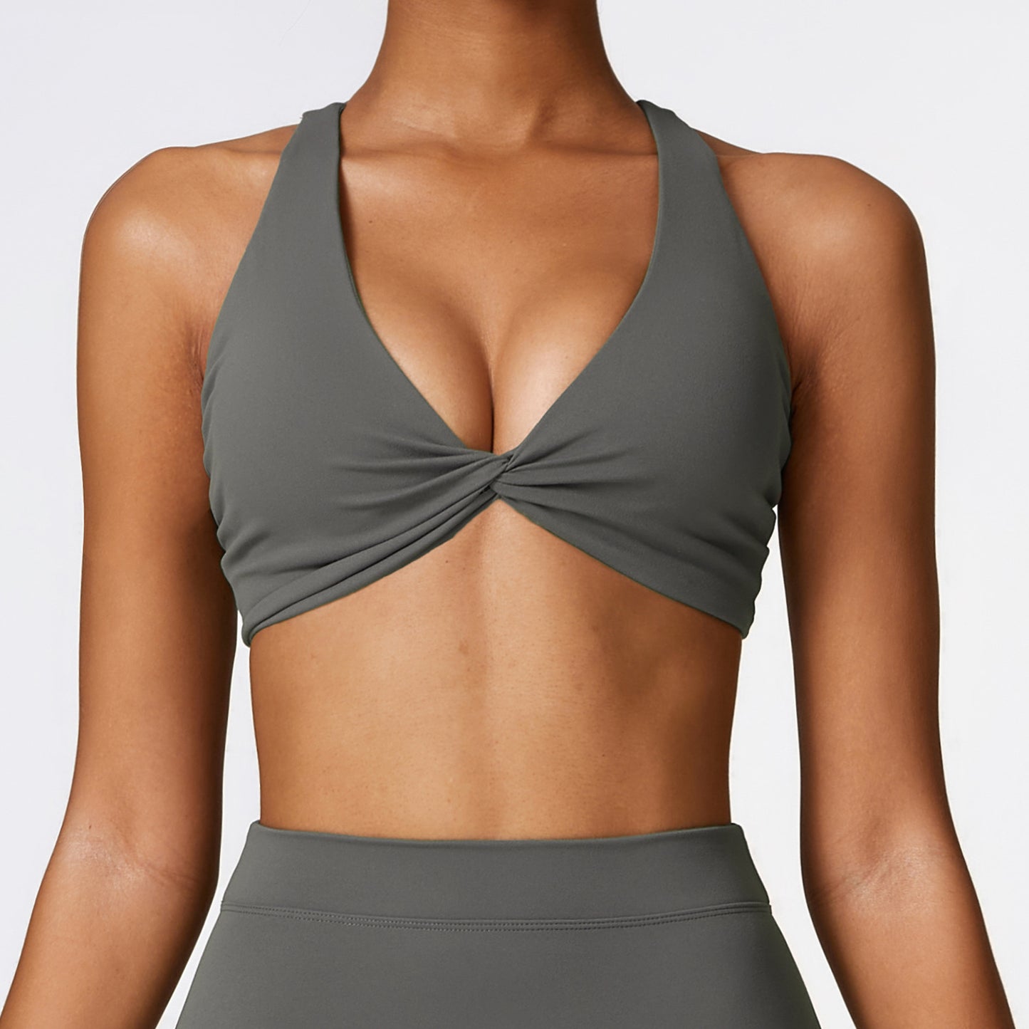 Tight Twisted Quick Drying Yoga Top