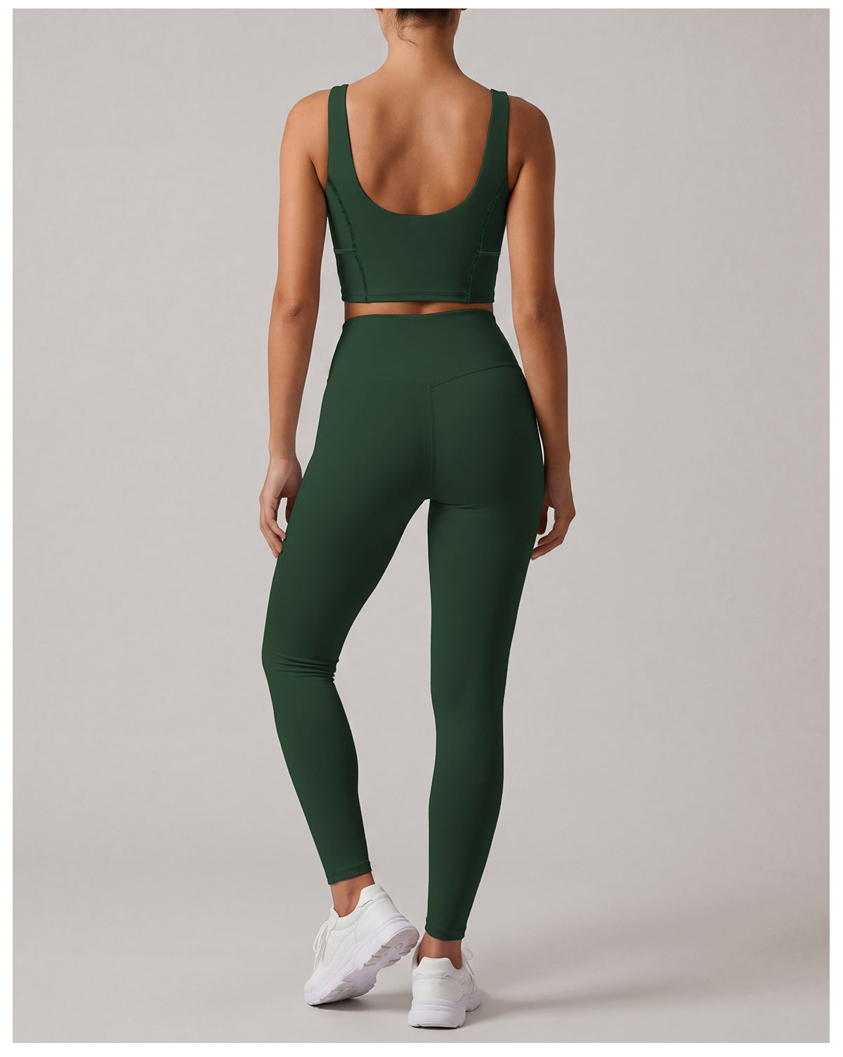 Summer Sports Yoga Tight Quick Drying High Strength Shockproof Vest High Waist Training Workout Pants Waist Tight Two Piece Sets  Shop One Place