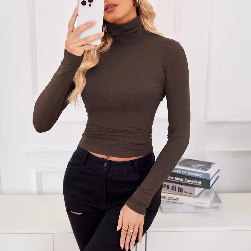 High Sense Slim Sexy Turtleneck Blouse