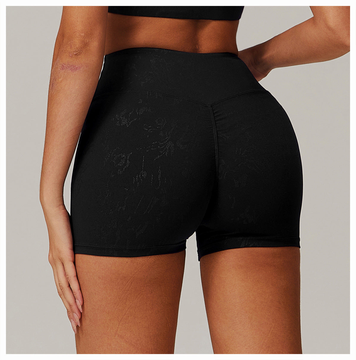 Casual Tight High Waist Belly Contracting Yoga Shorts