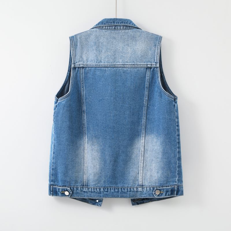 Niche Design Denim Vest  Shop One Place