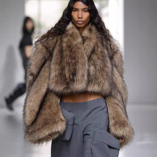 Mink like Fur Short Coat