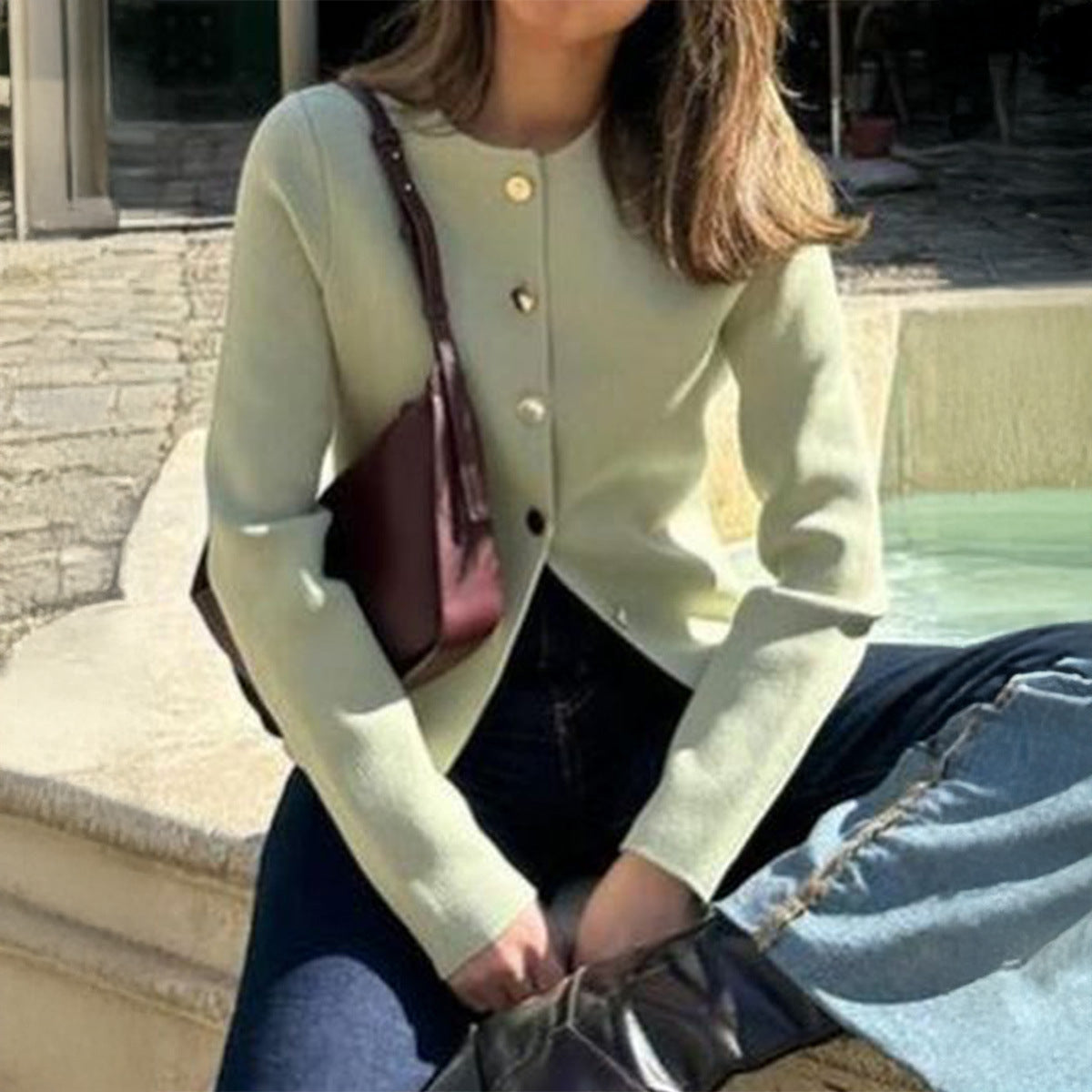 Casual Minimalist Long Sleeve Button Base Shirt  Shop One Place
