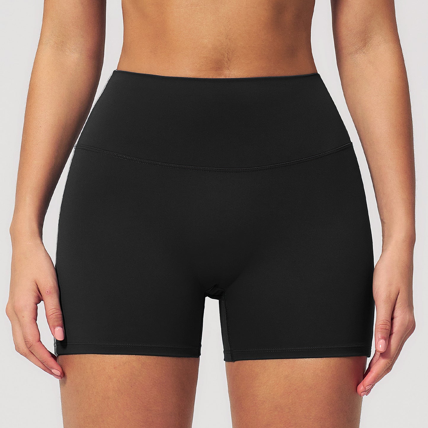 Sports Fitness Shorts Peach Hip Waist High Waist Stretch Tight Nude Feel Shorts Yoga Women  Shop One Place