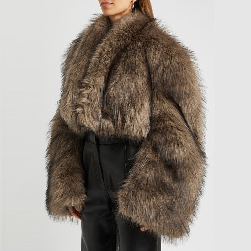 Mink like Fur Short Coat