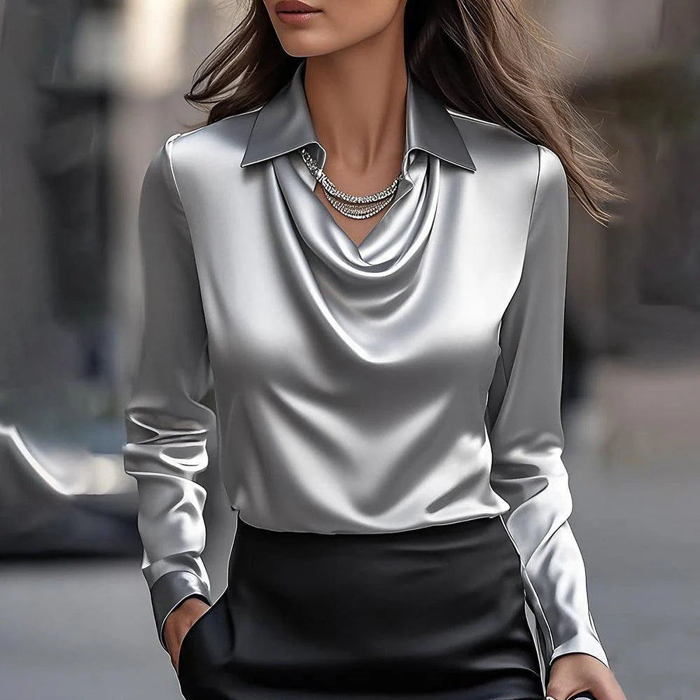 Swing Collar Blouse  Shop One Place