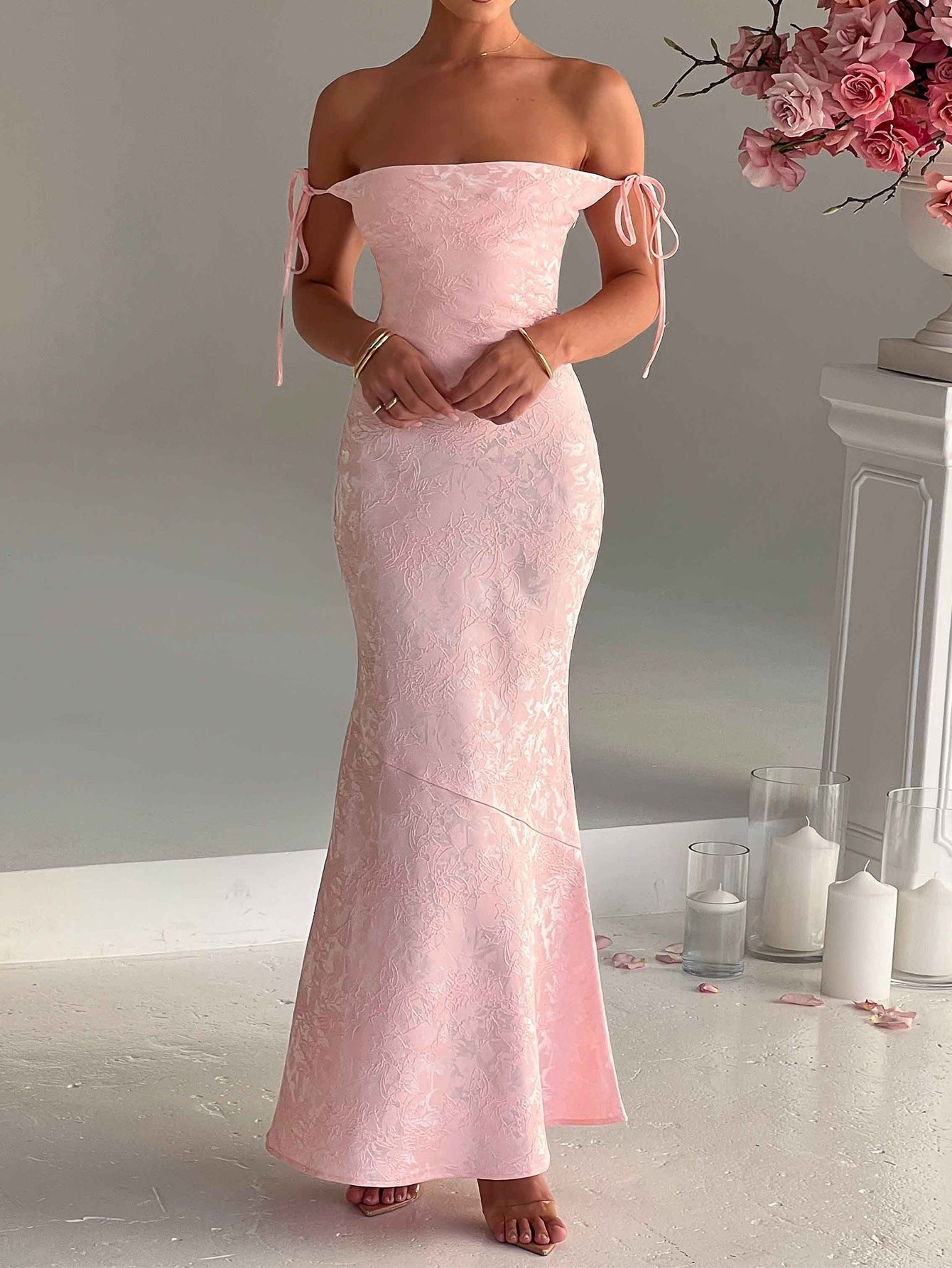 Elegant Summer Spaghetti Strap Evening Dress – Women’s Slim Fit Party & Cocktail Dress  Shop One Place