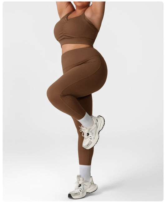 Ruched Sports Yoga Set