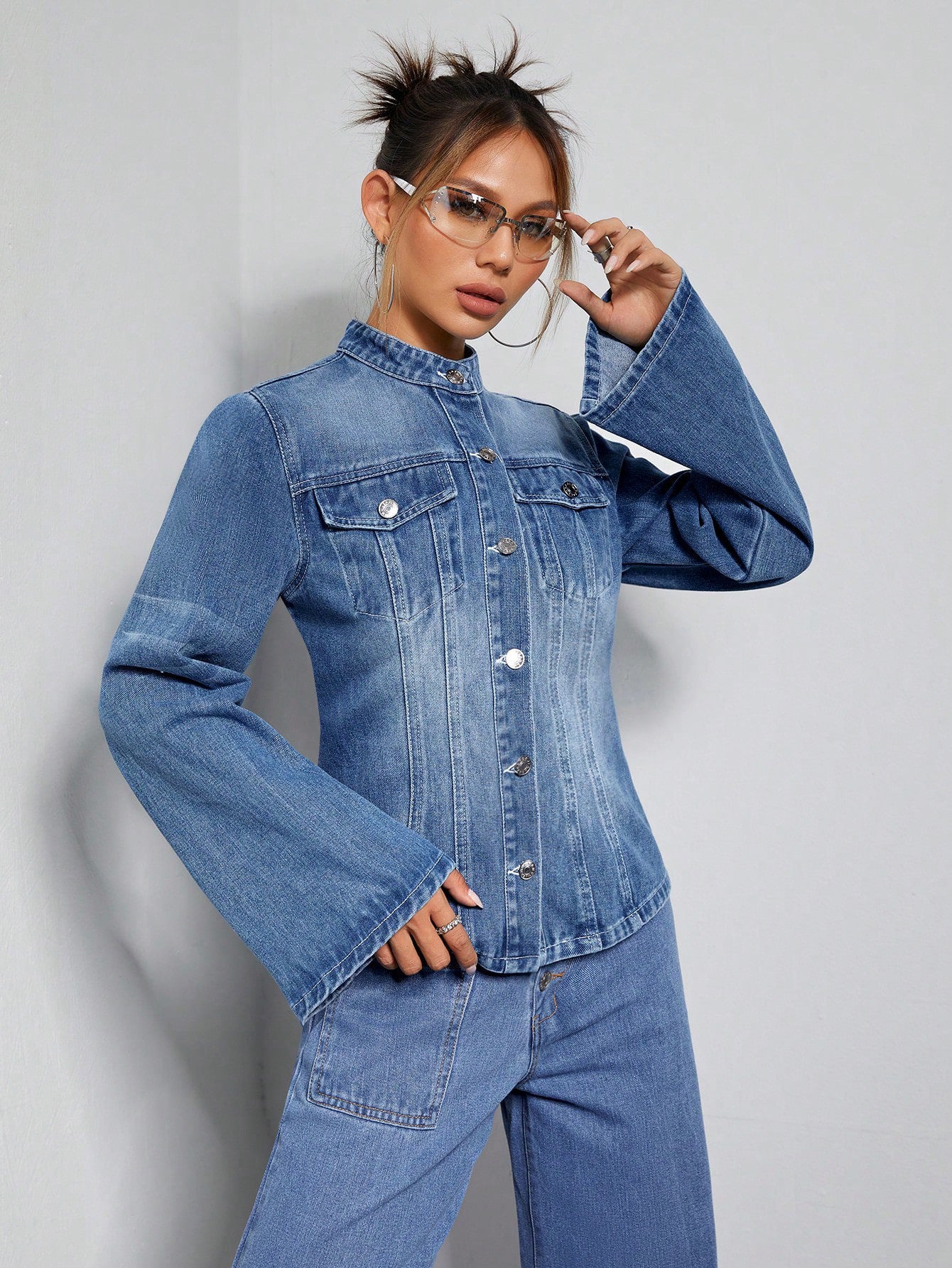 Office Loose Denim Jacket