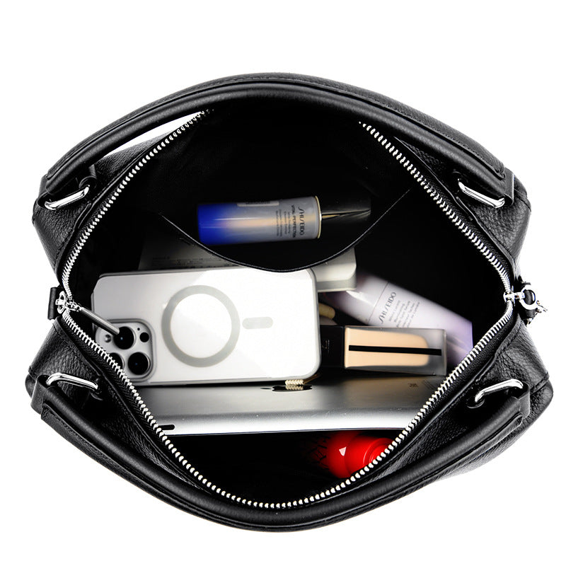 The Luxe Soft Leather Pillow Tote – Genuine Leather Handbag  Shop One Place