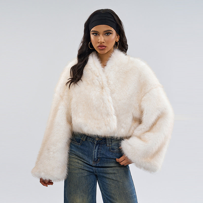 Mink like Fur Short Coat