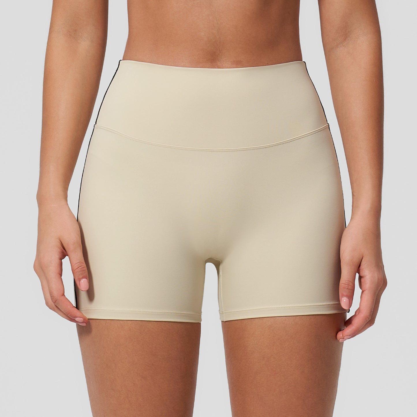 Sports Fitness Shorts Peach Hip Waist High Waist Stretch Tight Nude Feel Shorts Yoga Women  Shop One Place