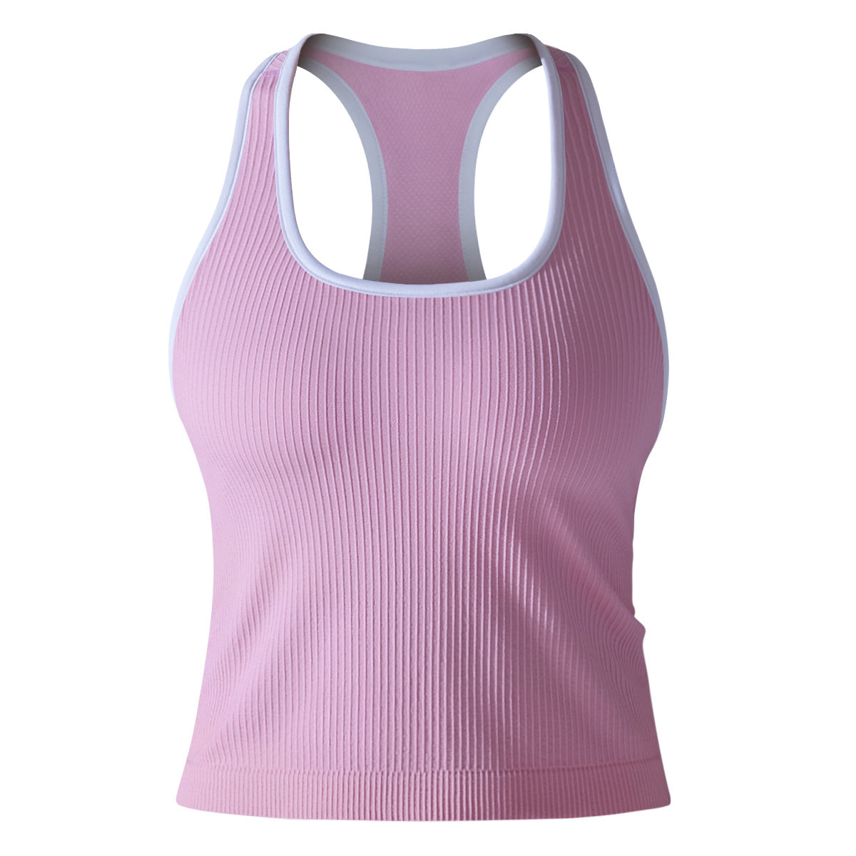 Yoga Beauty Back Sports Breathable Stripe Top