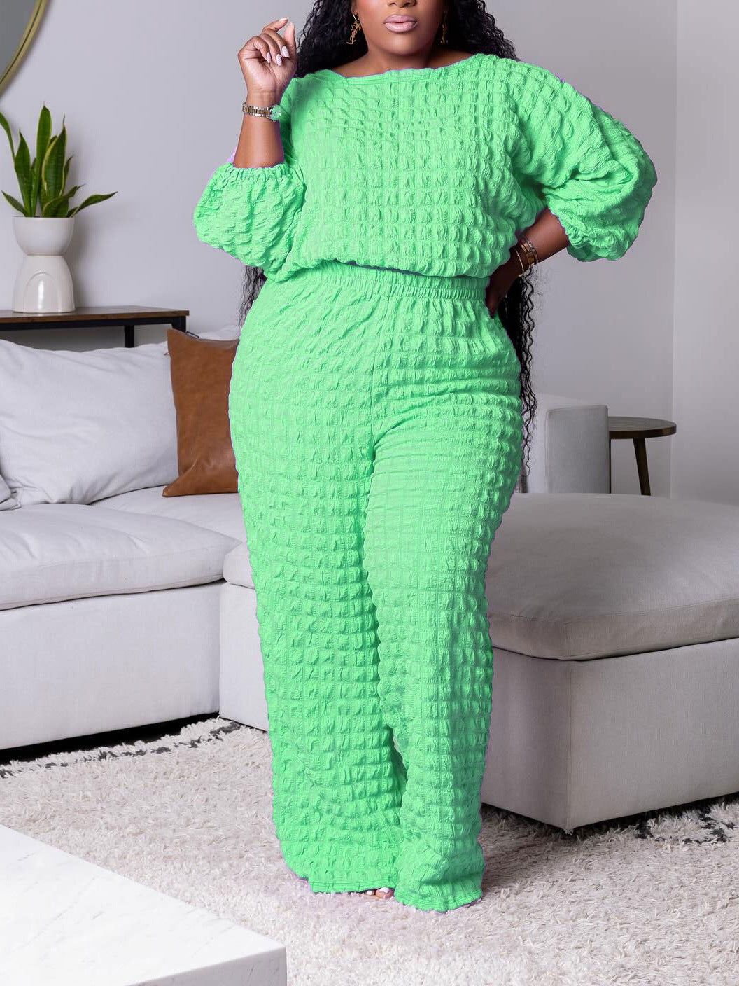 Plus Size Casual Comfortable Loose Two Piece Set  Shop One Place