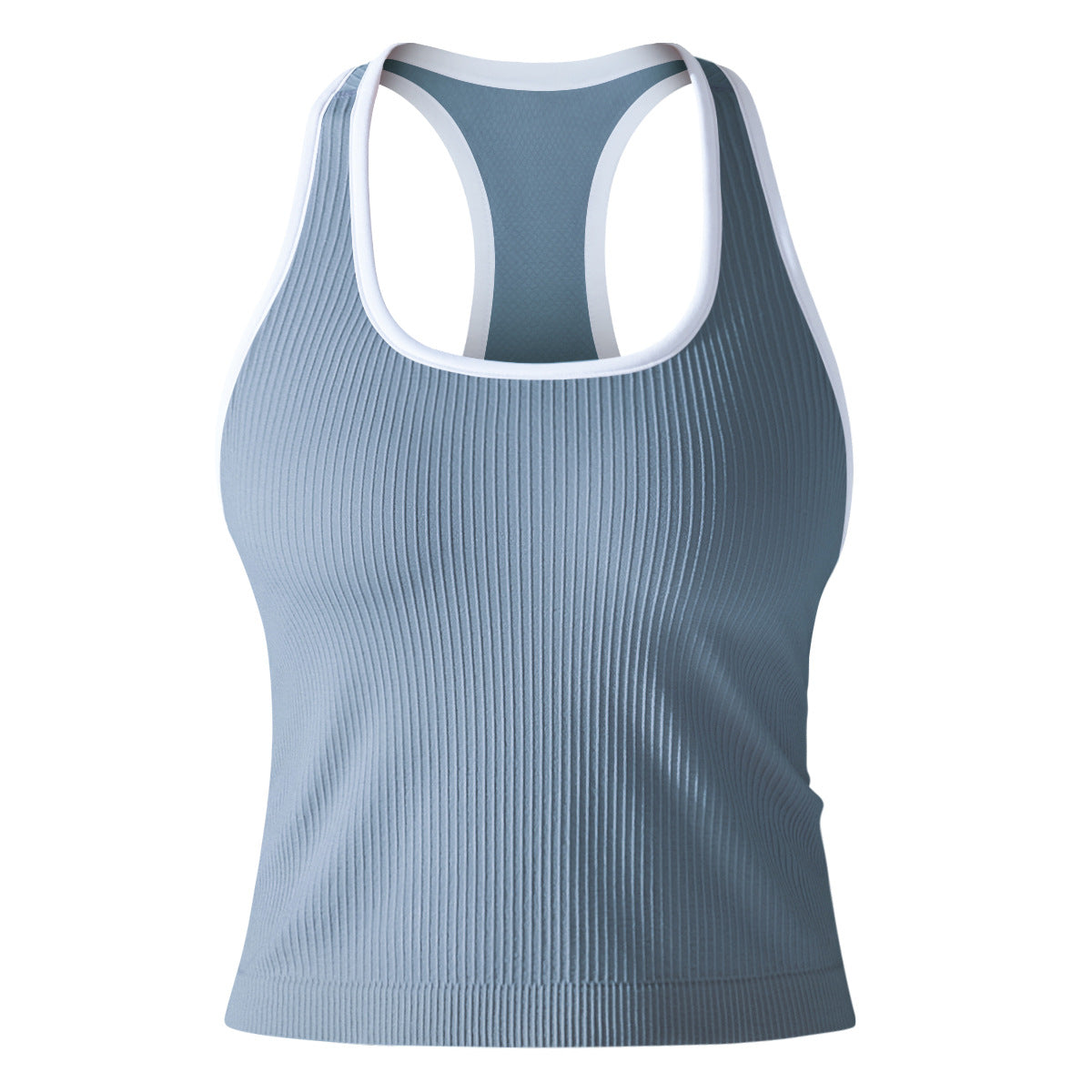 Yoga Beauty Back Sports Breathable Stripe Top